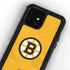 NHL Boston Bruins Solid Background iPhone 12 Waterproof Case