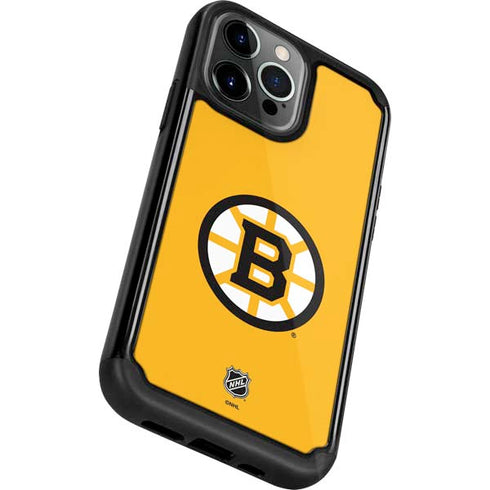 NHL Boston Bruins Solid Background iPhone 13 Pro Cargo Case