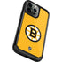 NHL Boston Bruins Solid Background iPhone 13 Pro Cargo Case