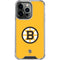 NHL Boston Bruins Solid Background iPhone 13 Pro Clear Case