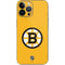 NHL Boston Bruins Solid Background iPhone 13 Pro Max Skin