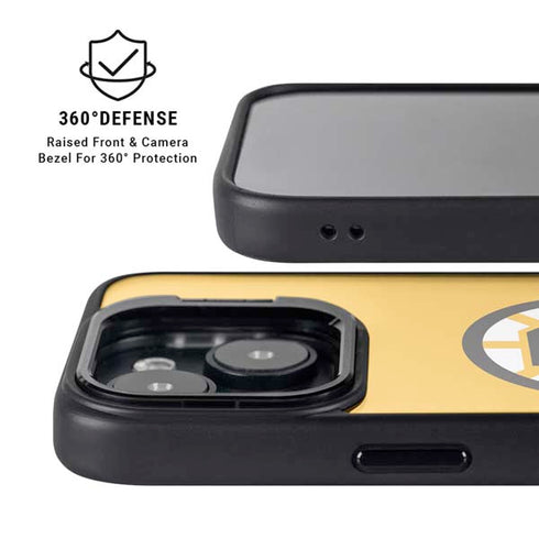 NHL Boston Bruins Solid Background iPhone 14 Kickstand Case