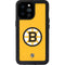 NHL Boston Bruins Solid Background iPhone 14 Pro Max Waterproof Case