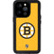 NHL Boston Bruins Solid Background iPhone 14 Pro Waterproof Case