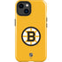 NHL Boston Bruins Solid Background iPhone 15 Impact Case