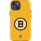 NHL Boston Bruins Solid Background iPhone 15 Plus Impact Case