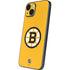 NHL Boston Bruins Solid Background iPhone 15 Plus Skin