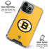 NHL Boston Bruins Solid Background iPhone 15 Pro Clear Case