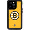 NHL Boston Bruins Solid Background iPhone 15 Pro Waterproof Case