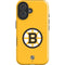 NHL Boston Bruins Solid Background iPhone 16 Impact Case