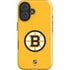 NHL Boston Bruins Solid Background iPhone 16 Plus Impact Case