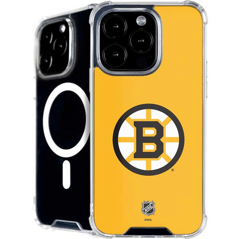 NHL Boston Bruins Solid Background iPhone 16 Pro MagSafe Case