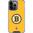 NHL Boston Bruins Solid Background iPhone 16 Pro Max Clear Case