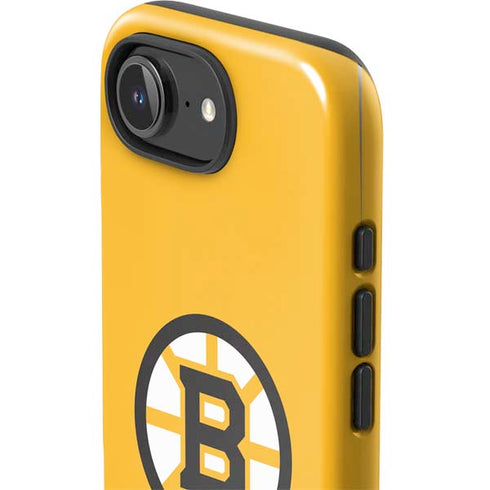 NHL Boston Bruins Solid Background iPhone 16e Impact Case