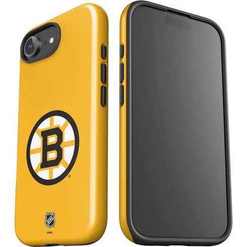 NHL Boston Bruins Solid Background iPhone 16e Impact Case