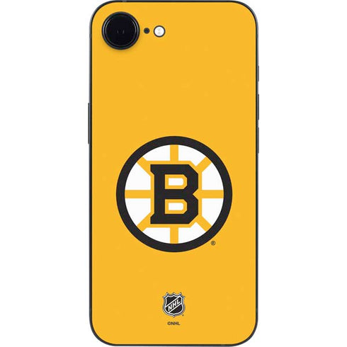 NHL Boston Bruins Solid Background iPhone 16e Skin