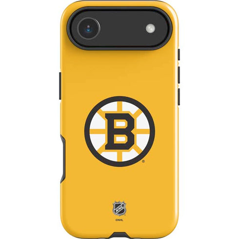 NHL Boston Bruins Solid Background iPhone 17 Air Impact Case