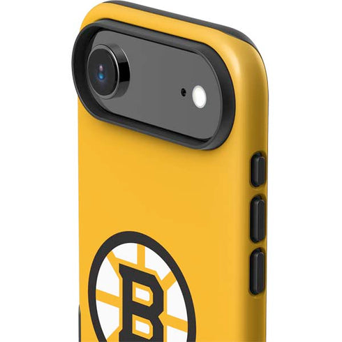 NHL Boston Bruins Solid Background iPhone 17 Air Impact Case