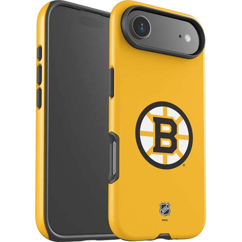 NHL Boston Bruins Solid Background iPhone 17 Air Impact Case