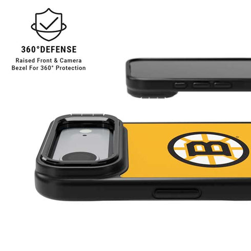 NHL Boston Bruins Solid Background iPhone 17 Air Kickstand Case
