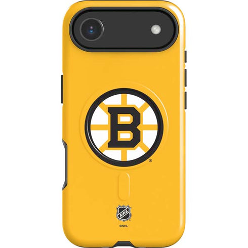 NHL Boston Bruins Solid Background iPhone 17 Air Magsafe Impact Case