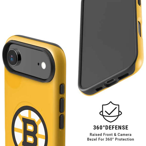 NHL Boston Bruins Solid Background iPhone 17 Air Magsafe Impact Case