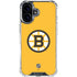 NHL Boston Bruins Solid Background iPhone 17 Clear Case