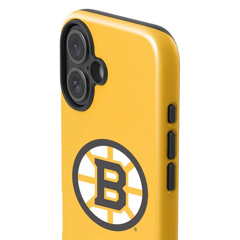 NHL Boston Bruins Solid Background iPhone 17 Impact Case