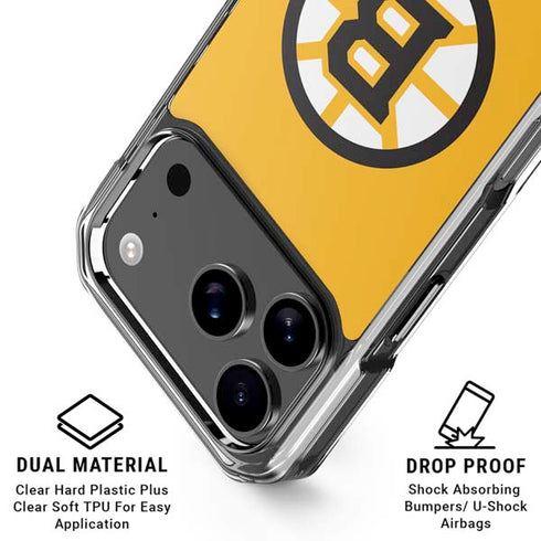 NHL Boston Bruins Solid Background iPhone 17 Pro MagSafe Case