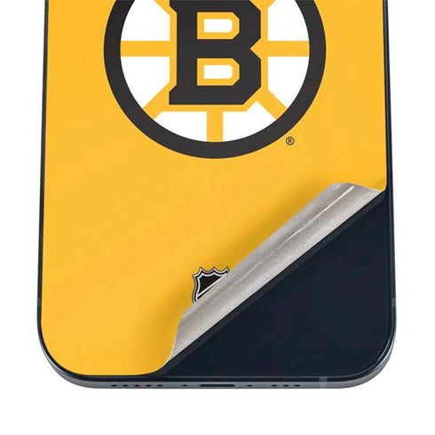 NHL Boston Bruins Solid Background iPhone 17 Skin