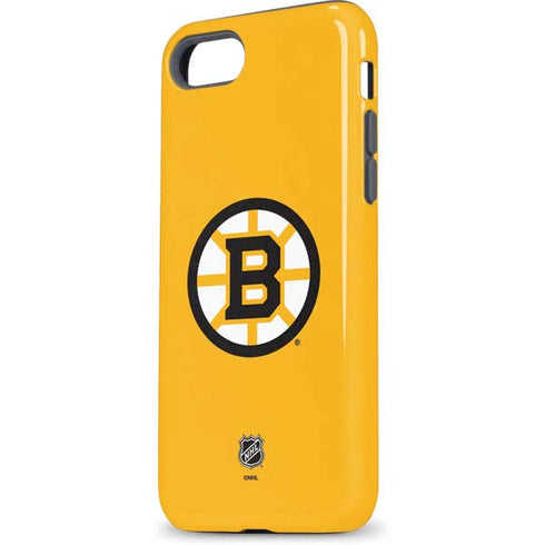 NHL Boston Bruins Solid Background iPhone 8 Pro Case