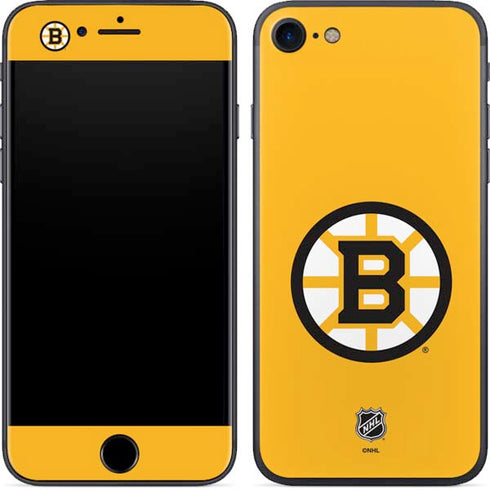 NHL Boston Bruins Solid Background iPhone 8 Skin