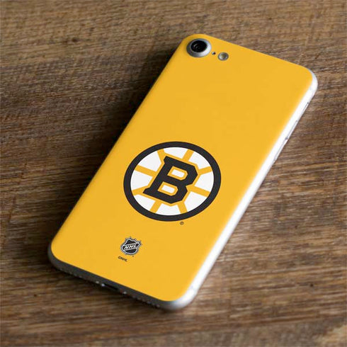 NHL Boston Bruins Solid Background iPhone 8 Skin