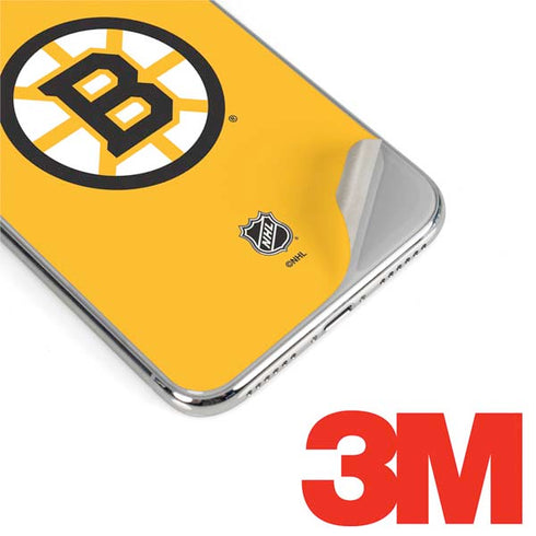 NHL Boston Bruins Solid Background iPhone XR Skin