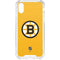 NHL Boston Bruins Solid Background iPhone XS Clear Case