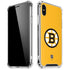 NHL Boston Bruins Solid Background iPhone XS Max Clear Case
