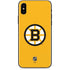 NHL Boston Bruins Solid Background iPhone XS Max Skin