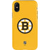 NHL Boston Bruins Solid Background iPhone XS Pro Case