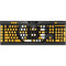 NHL Boston Bruins Solid Background K95 RGB PLATINUM Mechanical Gaming Keyboard Skin