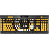 NHL Boston Bruins Solid Background K95 RGB PLATINUM Mechanical Gaming Keyboard Skin