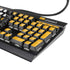 NHL Boston Bruins Solid Background K95 RGB PLATINUM Mechanical Gaming Keyboard Skin