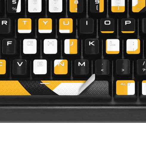 NHL Boston Bruins Solid Background K95 RGB PLATINUM Mechanical Gaming Keyboard Skin