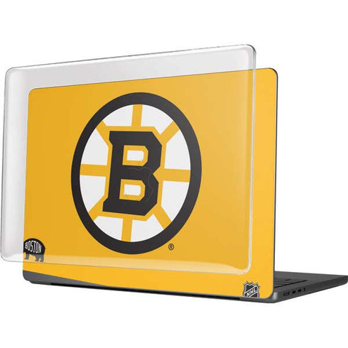 NHL Boston Bruins Solid Background MacBook Pro 14in (2021-24) Case plus Skin