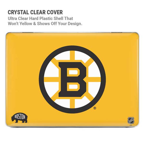 NHL Boston Bruins Solid Background MacBook Pro 14in (2021-24) Case plus Skin