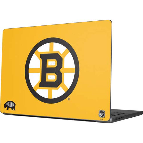 NHL Boston Bruins Solid Background MacBook Pro 14in (2021-24) Skin