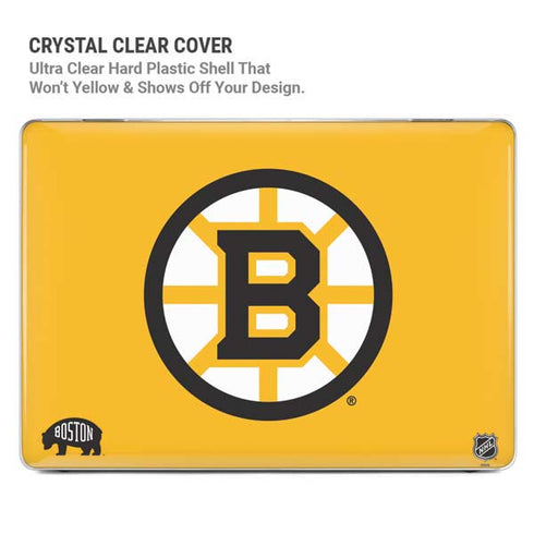 NHL Boston Bruins Solid Background MacBook Pro 16in (2019-20) Case plus Skin