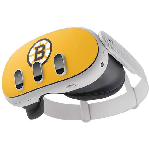 NHL Boston Bruins Solid Background Meta Quest 3 Skin