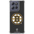 NHL Boston Bruins Solid Background Moto G 5G (2025) Clear Case