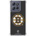 NHL Boston Bruins Solid Background Moto G Play 5G (2025) Clear Case
