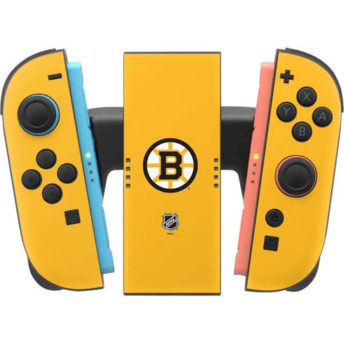 NHL Boston Bruins Solid Background Nintendo Switch 2 (2025) Joy-Con Controller Skin